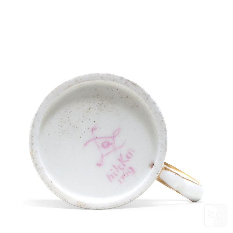 A documentary Sèvres cup (gobelet litron), dated 1769 - 图2